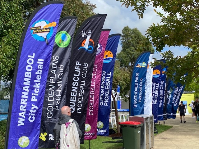 Group photo at the Warrnambool Pickleball Open 2026